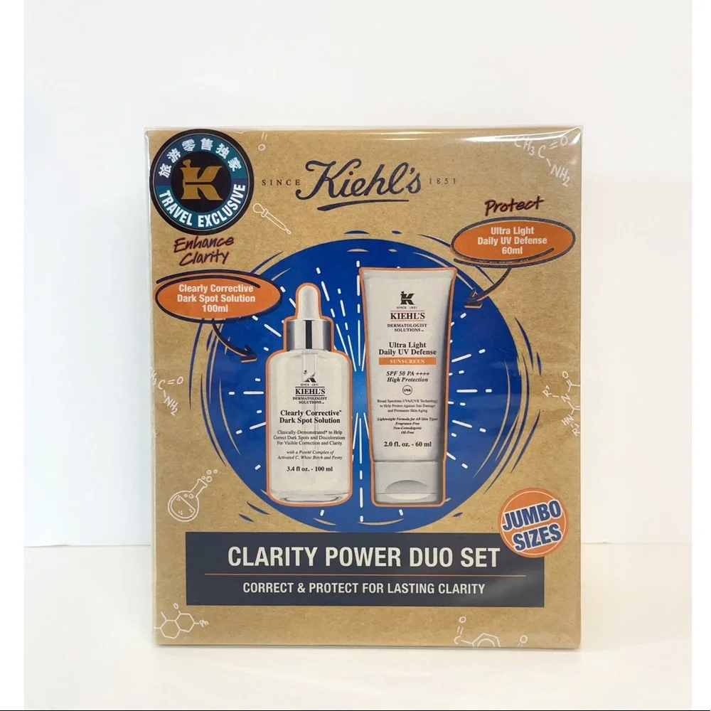 Kiehl's Clarity Power Duo Set in Jumbo Sizes